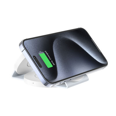 Goede prijs Opvouwbaar 3 in 1 draadloos draagbaar mobiel oplader Ruimtebesparend Magnetisch zuigopladen online