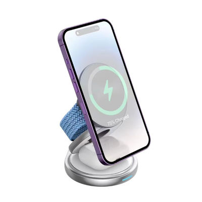 Goede prijs Draagbare draadloze oplader opvouwbare 15W High Speed draadloze oplader voor oortelefoons telefoons online