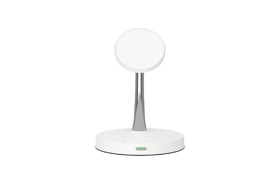 Goede prijs 15w 10w 7.5w 5w Metalen draadloos oplader Zink legering Zwart en wit met nachtlicht 2w online