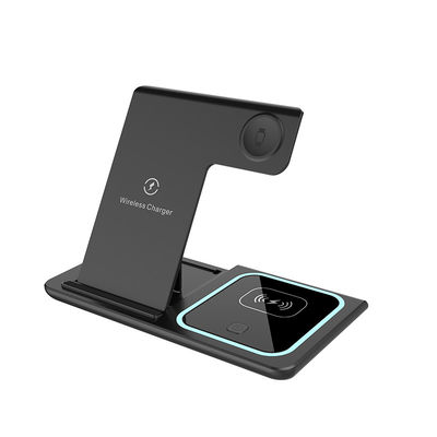 Goede prijs 5 in 1 houder draadloos oplaadbaar voor Apple Android 15W met LED-licht online