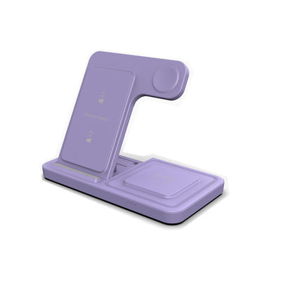 Goede prijs CE/FCC/ROHS Ultra-dun 3-in-1 multifunctioneel draadloos oplader voor Apple-telefoons, oortelefoons en horloges online