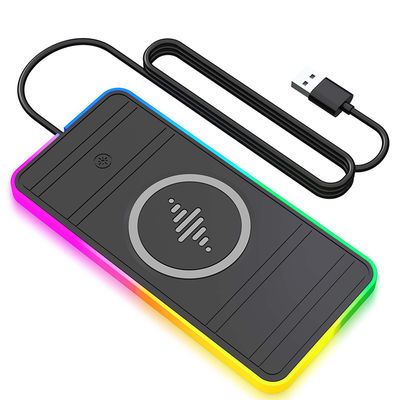 Apple en Samsung Compatible Car Wireless Charging Pad 2 in 1 USB Wireless Car Charger 15W Snel opladen