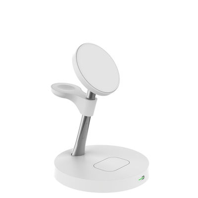 Goede prijs Zinklegering ABS Zwart-wit Magnetisch Draadloos Charger 15W Power 4-in-1 Charging Station online