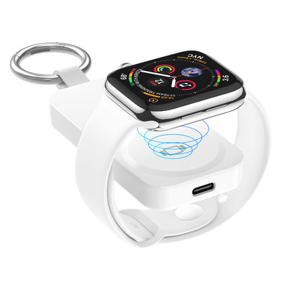 Goede prijs 1000mAh Zwarte/Witte Power Bank IWatch Charger met 4 LED indicator online