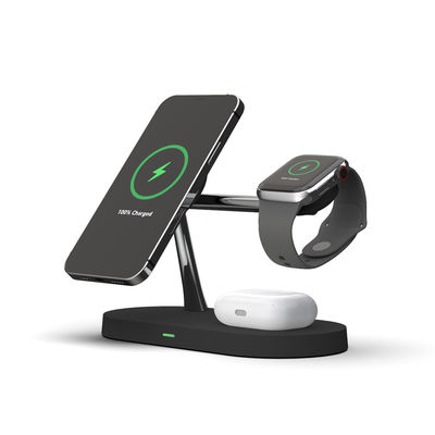 Goede prijs 15W 5-in-1 Zink legering draadloos oplader met meerdere veiligheidsbescherming online