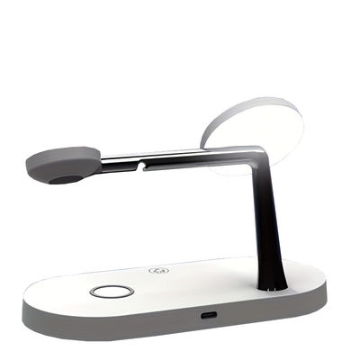 Goede prijs ABS zinklegering en USB-A-uitgangsinterface 4-in-1-draadloos oplaadstation voor slimme apparaten online
