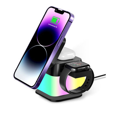 Goede prijs 4-in-1 draadloos oplaadstation met RGB licht online