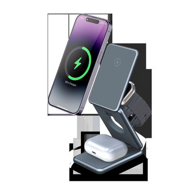 Goede prijs Zwarte draagbare draadloze oplader met 5W Max koptelefoon opladen Hoogte hoek verstelbaar online