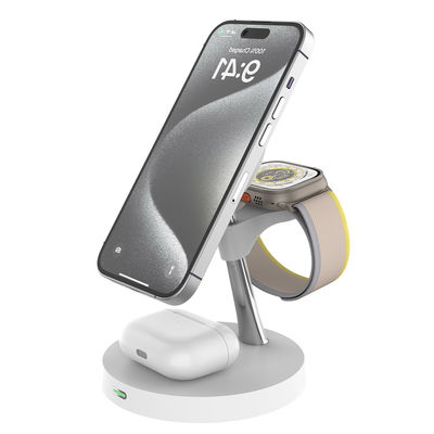 Goede prijs 4 in 1 magnetisch draadloos oplader 15W voor Iphone 16/15/14/13/12 voor Airpods oordopjes Qi-telefoons online