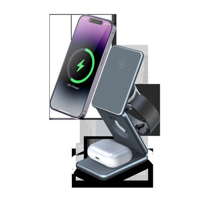 Goede prijs AK09 Fodable 3 in 1 oplaadstation voor meerdere Apple-apparaten, magnetisch draadloos oplaadstation voor Iphone 16 online