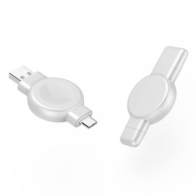 Goede prijs 15g draadloos oplaadpad voor Apple Watch en Samsung Watch Usb en Type C Twee oplaadmodi online