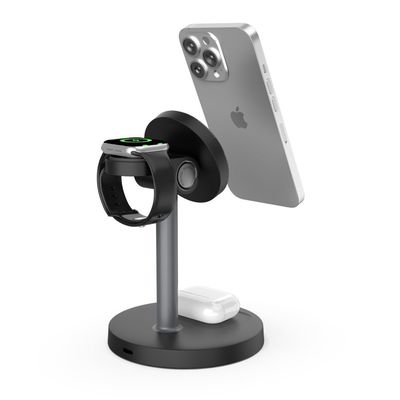 Goede prijs 5V/3A 3 in 1 multifunctionele draadloze oplader CE/FCC/RoHS/UKCA gecertificeerd online