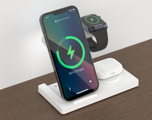 Goede prijs Apple Charger T258 Multifuctional Wireless Charger ABS Foldable Wireless Charger  online