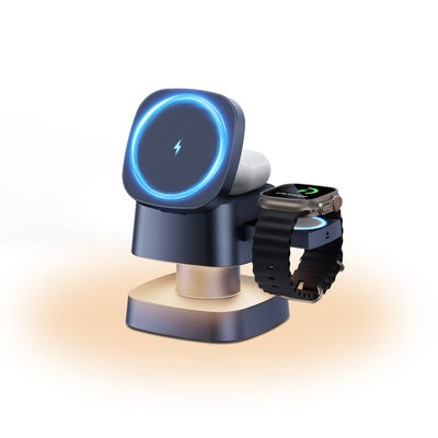 Goede prijs 4-in-1 Draadloze Oplader met Nachtlampje 15W/10W/7.5W/5W Opvouwbare Oplader online