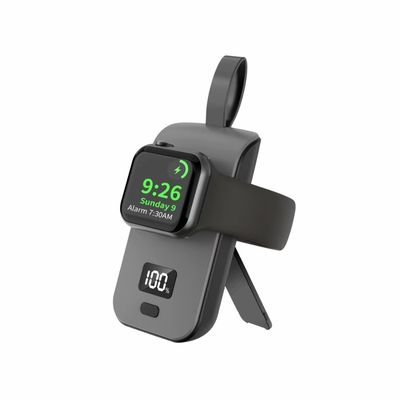 2500 MAh Type C Apple Magnetic Power Bank Zwart Wit Draagbare Apple Watch Charger