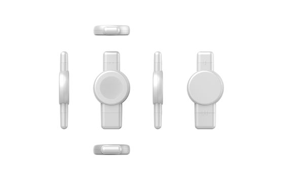 6mm Transmissie Wit Draagbaar Horloge Draadloos Charger 3 In 1 Samsung/Apple