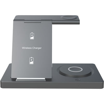 5 in 1 15w snelle magnetische draadloze oplader met 2w nachtlicht ABS materiaal