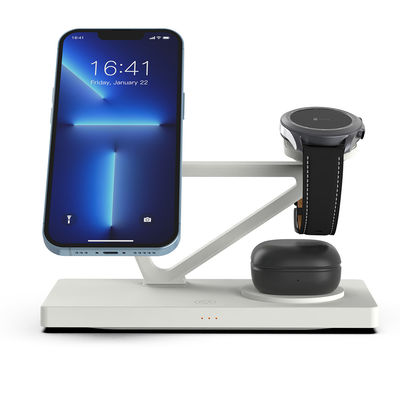 Goede prijs All In One Samsung Smartwatch Charger Smart Watch 15W Wireless Charger Zwart en Wit online