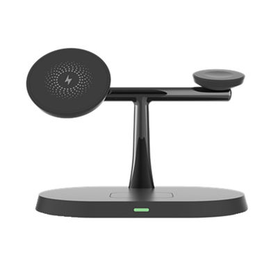 3 in 1 multifunctioneel laadstation CE oortelefoon voor mobiele telefoon Zwart en wit