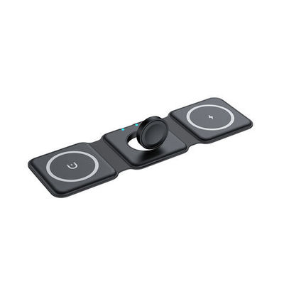 Goede prijs Stylish 15W Apple Wireless Travel Charger Magnetische opvouwbare draadloze oplader voor telefoon online