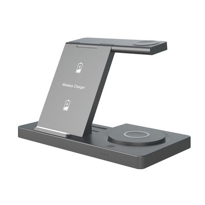 5 in 1 Apple draadloos oplader Opvouwbare inductie telefoonoplader Compatibel Apple & Android Zwart en wit