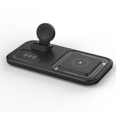 Goede prijs 15W snel Dun lichtgewicht Draagbaar draadloos oplaadstation ABS en PC Zwart online