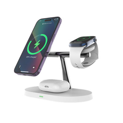 Type-C Aii in één draadloos opladen Geschikt voor mobiele telefoon koptelefoon Watch zwart en wit