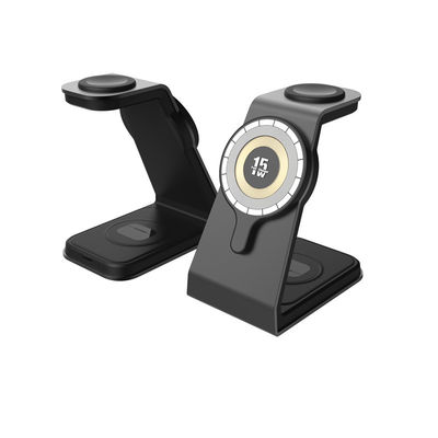 Goede prijs SC022 Multifunctionele magnetische draadloze telefoonoplader Telefoonstand Airpods en horlogeoplader online