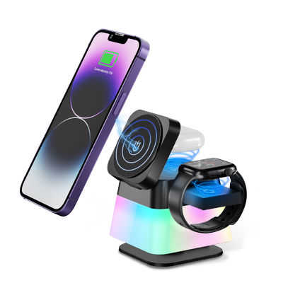 Nachtlicht draadloos oplader voor smartwatch oplaadstation met type C interface