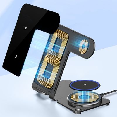 Goede prijs Metalen draadloos opladen 3W oortelefoon en 2W horloge uitgangsvermogen voor handig opladen online