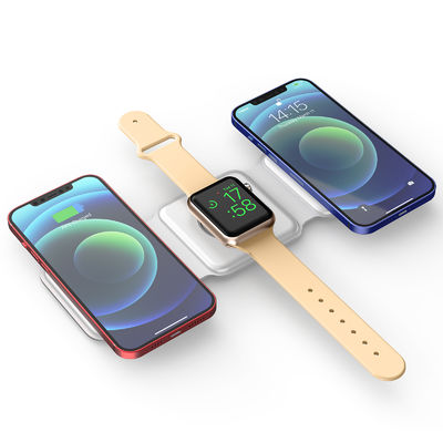 Goede prijs 15W snel opladen Draagbare draadloze oplader voor horloges QC3.0 opladen Zwart/wit online