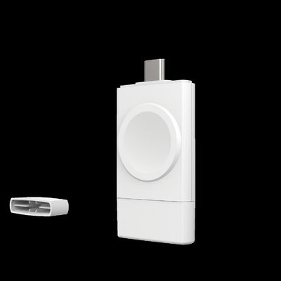 Goede prijs Mini Size Dual Interface Samsung Apple Watch Charger USB A & USB C Draadloos Horloge Charger online