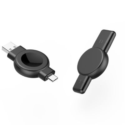 Goede prijs Compact Design Draadloos Samsung Apple Watch Charger Met USB-A & USB-C Dual-Plug online
