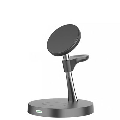 Goede prijs Draadloos oplaadstation met nachtlicht overstroombescherming CE/FCC/RoHS gecertificeerd online