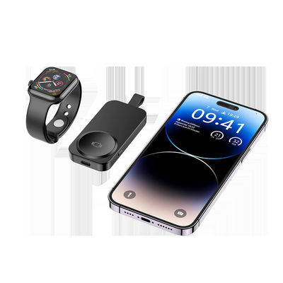 Compact ontwerp draadloos horloge Charger Power Bank 4 LED-indicator 2-8mm oplaad afstand