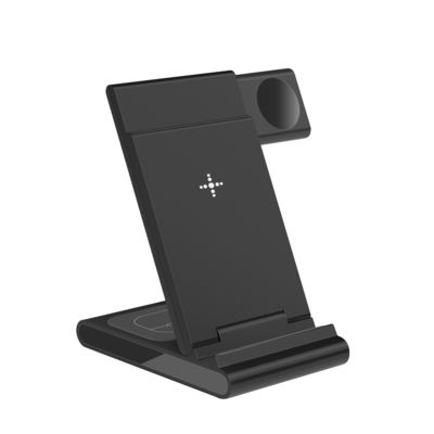 Goede prijs Holes Design vouwbaar draadloos oplader ABS PC 21W Wit/Zwart All In One draadloos oplader online