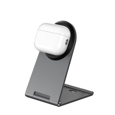 Goede prijs Draadloos oplaadstation opladen metalen draadloos opladen voor iPhone Samsung Qi-telefoons online