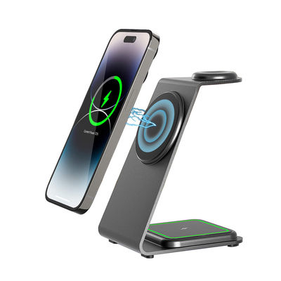 Goede prijs Draadloos oplaadstation van aluminium 15W PD/QC Compatibel met iPhone/Samsung/Andere Qi-apparaten online