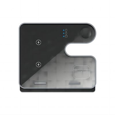Goede prijs 15W snelle draadloze oplaadbeugel voor Apple Samsung Qi Phones Airpod en iWatch online