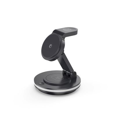 Goede prijs Multifunktioneel 4 In 1 draadloos oplaadstation Wit/Zwart/Grijz/Paars PD/QC 5V/3A 9V/2A 12V/1.5A online