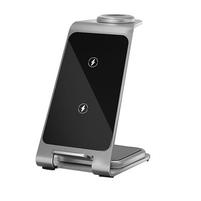Goede prijs 3-in-1 Aluminium draadloos oplaadstandaard voor iPhone/Samsung USB C-interface online