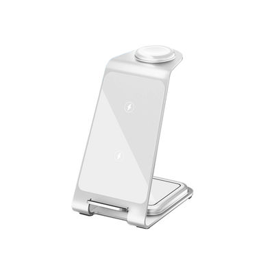 Goede prijs Aluminium 3 in 1 draadloos oplaadbaar voor iPhone Samsung Qi Phones Vijf kleuren online