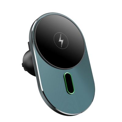 Goede prijs Blauw/Grijz auto draadloos oplader met veiligheidsbescherming en USB-C-ingang online