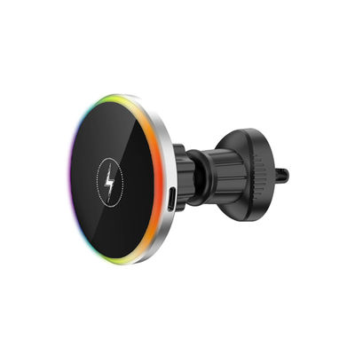 Goede prijs 15W magnetische autoholding met magnetisch draadloos opladen zilver/grijs online