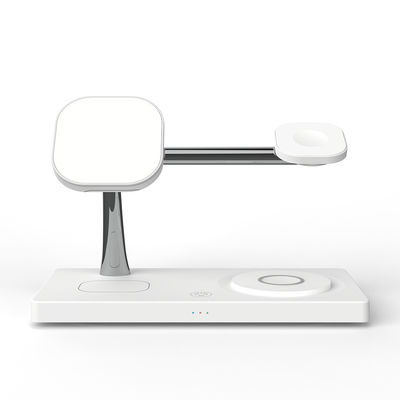 7 in 1 snel magnetisch draadloos oplaadstation Zwart-wit ABS materiaal met nachtlicht 2W