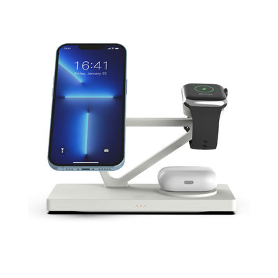 Goede prijs 5 in 1 magnetisch draadloos opladen met nachtlamp 2w ABS materiaal wit en zwart online