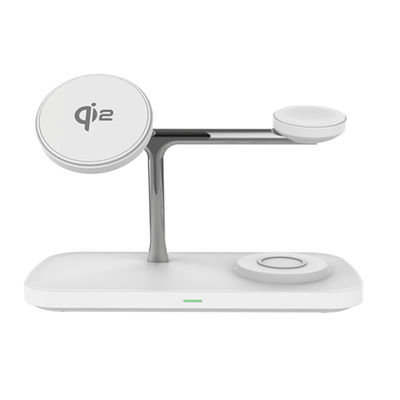 QI2 All in 1 Magnetische snelle draadloze oplader 9V 2A Input voor telefoon/oordopper/horloge