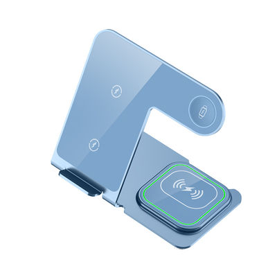 Goede prijs 3-in-1 Bracket aluminium legering draadloos oplader voor telefoon oortelefoon horloges online