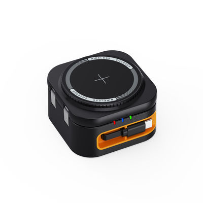 Goede prijs Hoge conversie-efficiëntie Type-C Input Travel Wireless Charger met 9V-3A 12V-1.5A Input Voltage en 3W Earbuds Output online