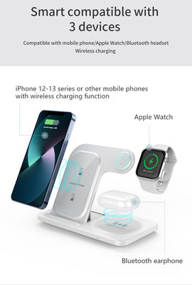 Goede prijs 3-in-1 draadloos snellaadapparaat Apple/Samsung 15W/10W Stand Charger Ondersteuning Apple Watch QiI Charging Protocol Standard Charger online
